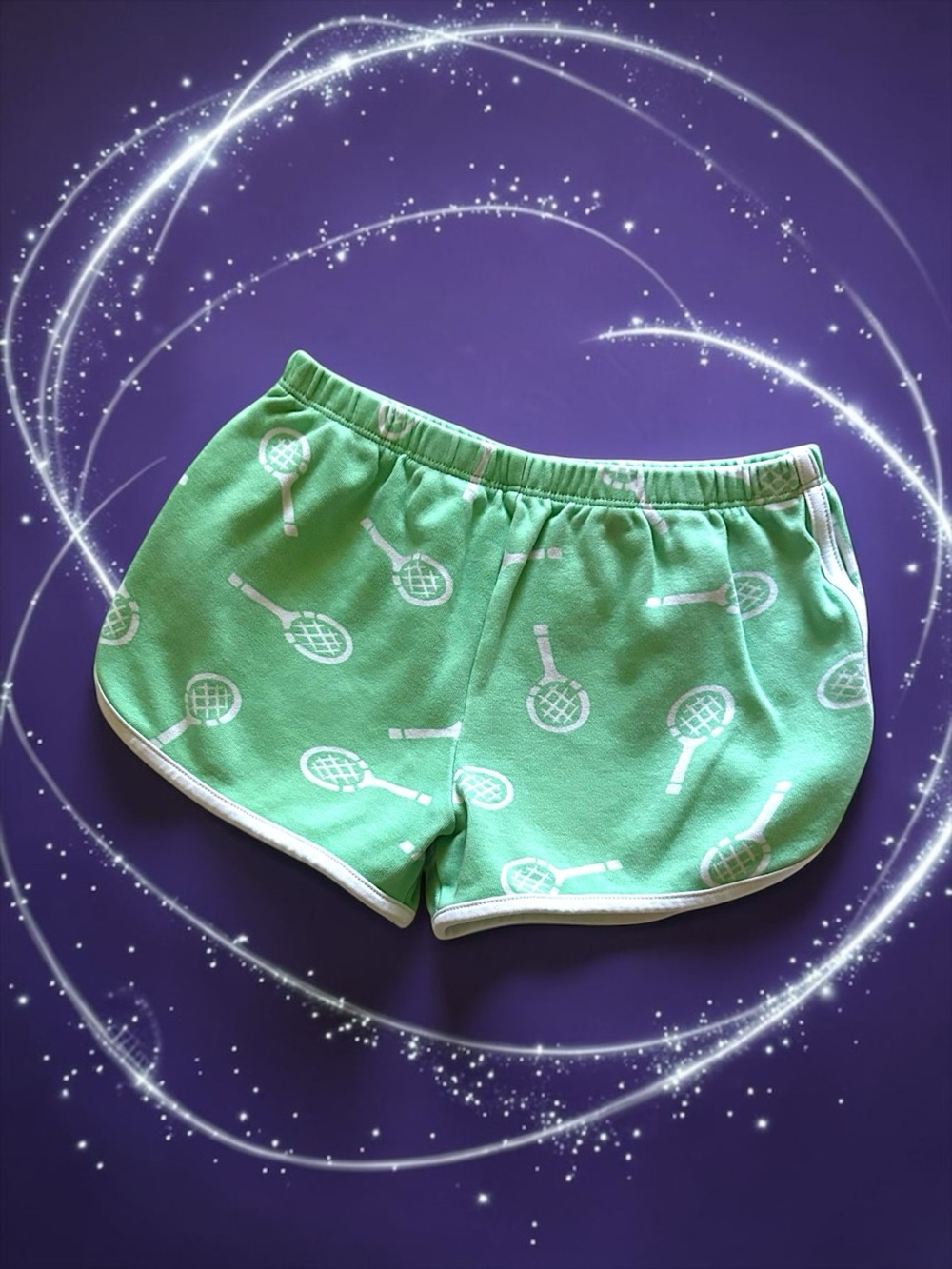 Beaufort Bonnet Company Girls 7 Mint Tennis Shorts Pima Cotton  Sporty Boutique